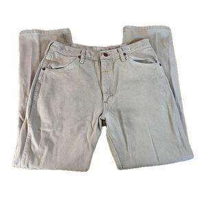 Wrangler Jeans 936TAN Mens 33x30 Slim Straight Boot Workwear 90s Western